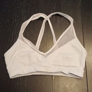 Alo yoga white bra